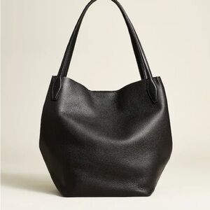 Madewell Black Shopper Leather Tote